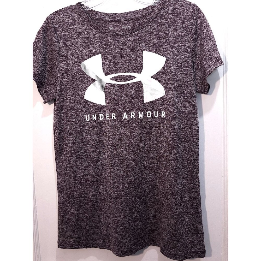 Under Armour Women's Heathered Short-Sleeve T-Shirt Lightweight Size Small - Picture 1 of 7